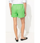 Short en Molleton Uni Femme - Vert Uni Colore