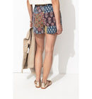 Short Effet Patchwork Femme - Multicolore Imprime