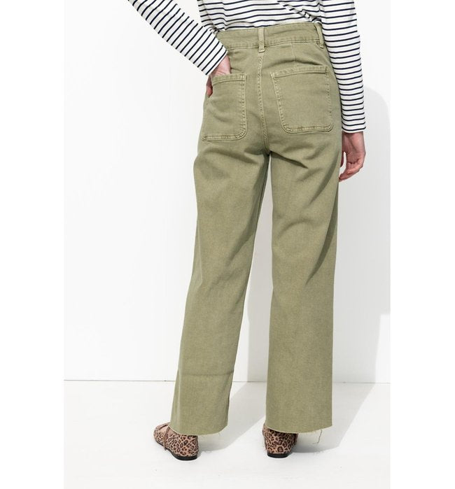 Hector Jean Large Femme - Kaki Uni Clair