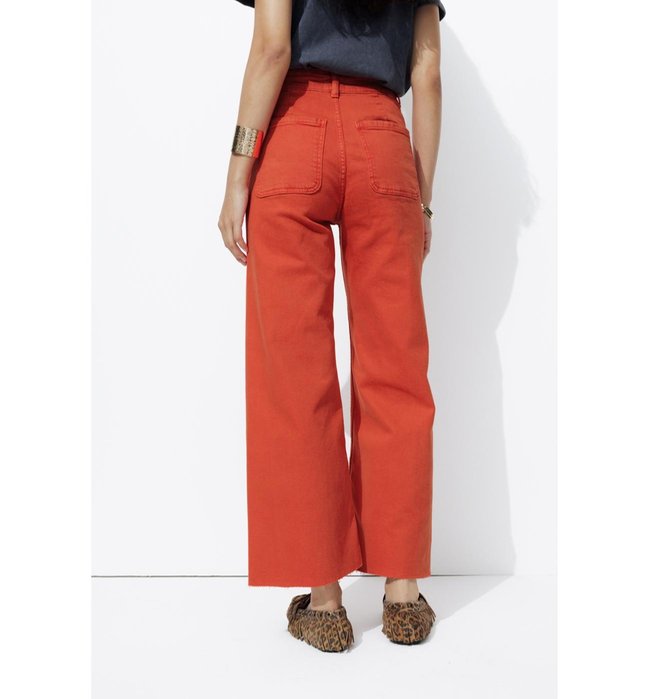 Hector Jean Large Femme - Orange Uni Colore