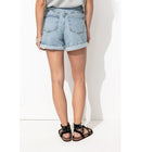 Short en Toile Femme - Jeans Uni Clair