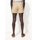 Short à Pinces Ceinturé - Naturel Uni Clair