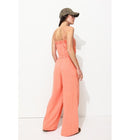 Combipantalon en Gaze de Coton - Rose Uni Colore