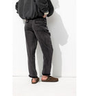 Pantalon Chino en Lyocell - Noir Uni Fonce