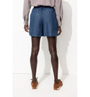 Short en Lyocell Femme - Jeans Uni Fonce