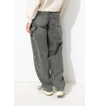 Jean Large Charpentier Femme - Jeans Uni Clair
