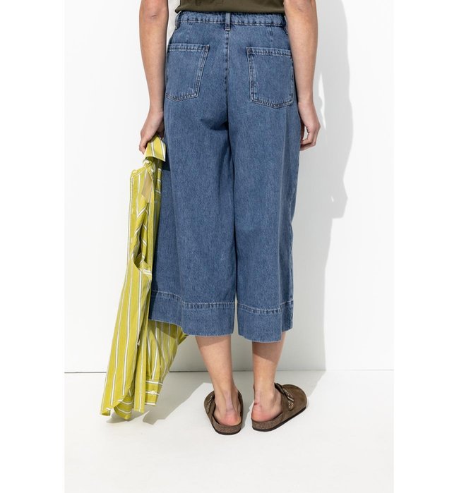 Jupe-culotte en Jean Femme - Jeans Uni Fonce
