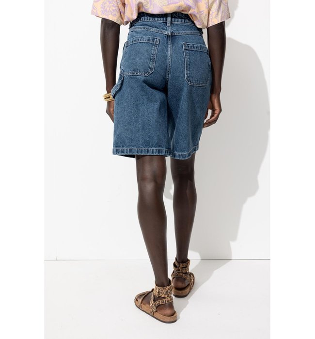 Bermuda en Jean Femme - Jeans Uni Fonce