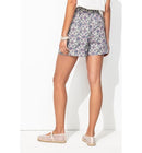 Short en Toile Imprimée Femme - Multicolore Imprime