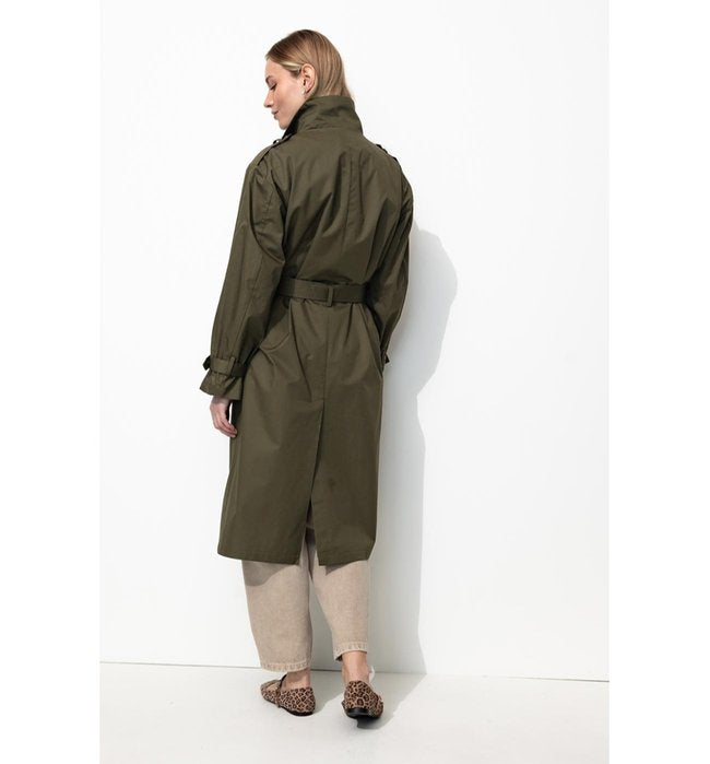Trench Coupe-vent Femme - Naturel Uni Clair