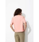 T-shirt Coeur Femme - Rose Uni Colore