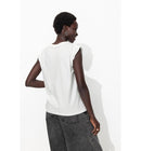 T-shirt Motif Palmier - Naturel Imprime