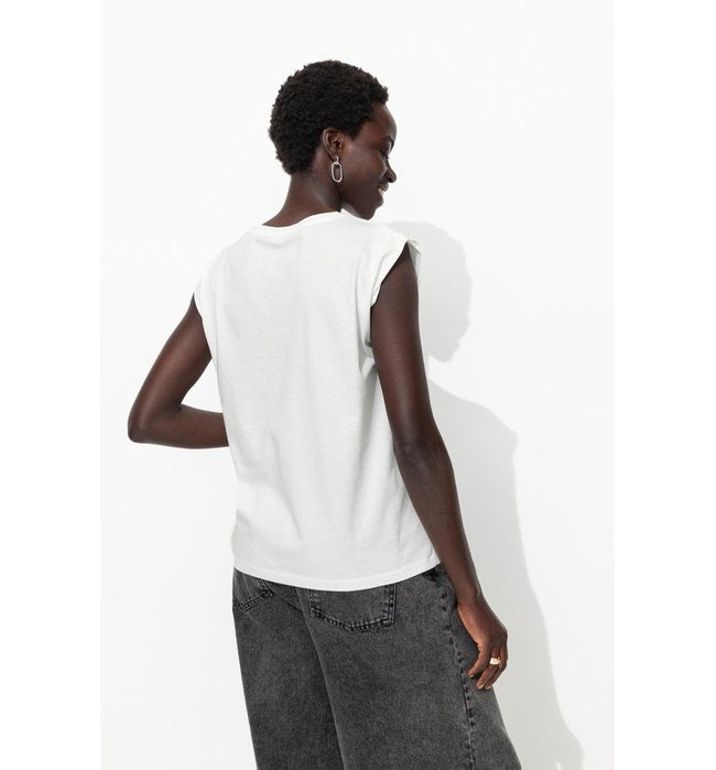 T-shirt Motif Palmier - Naturel Imprime
