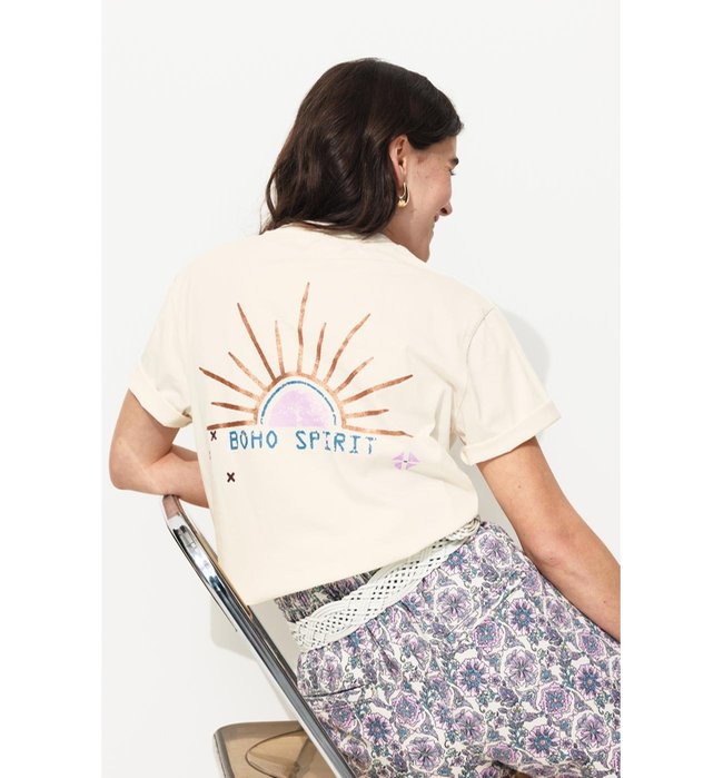 T-shirt à Motifs Femme - Naturel Imprime