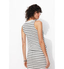 Gilet sans Manches Femme - Noir Raye