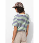 T-shirt Rayé Femme - Naturel Raye