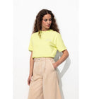T-shirt à Message Femme - Multicolore Imprime