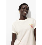 Camiseta mujer mensaje en la espalda - Estampado natural