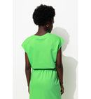 Sweat Manches Courtes Femme - Vert Uni Colore