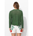 T-shirt en Maille Filet Femme - Kaki Uni Clair