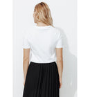 T-shirt Col Rond Éco-conçu - Blanc Uni Clair