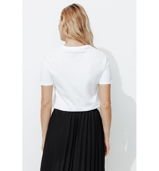 T-shirt Col Rond Éco-conçu - Blanc Uni Clair