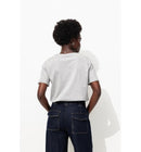 T-shirt Col Rond Éco-conçu - Gris Uni Clair
