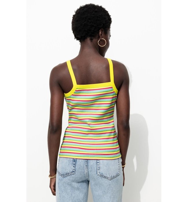 Débardeur Rayé Fluo - Multicolore Raye