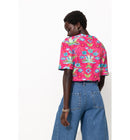 T-shirt Perlé Laura Gulshani - Rose Imprime