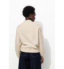 Sweat-shirt Teddy en Molleton - Naturel Uni Clair