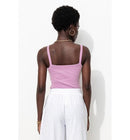 Débardeur en Jersey Uni Femme - Violet Uni Colore