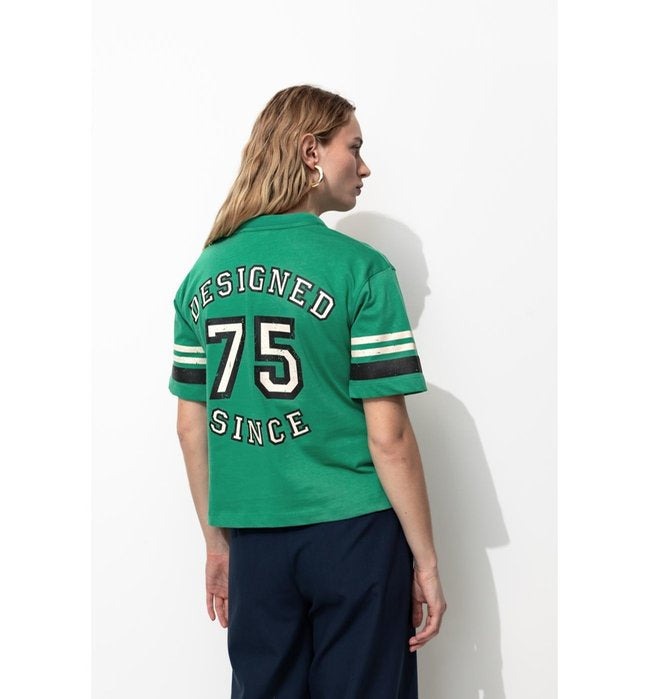 T-shirt Motif Dos Femme - Multicolore Imprime