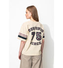 T-shirt Motif Dos Femme - Naturel Imprime