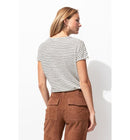 T-shirt Rayé Marinière Femme - Bleu Raye