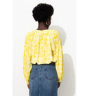 Chemise Oversize Imprimée - Jaune Imprime