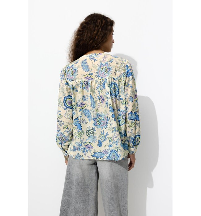 Chemise Imprimée Femme - Bleu Imprime