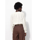 Chemise en Gaze de Coton Femme - Naturel Uni Clair