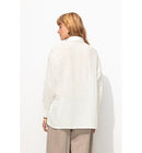 Chemise en Gaze de Coton Femme - Naturel Uni Clair