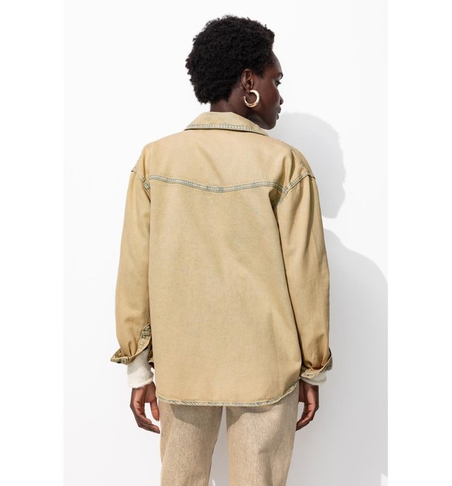Chemise en Jean Délavé - Naturel Uni Clair