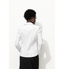 Chemise en Popeline Unie - Blanc Uni Clair