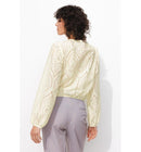 Blouse en Broderie Anglaise - Naturel Uni Clair
