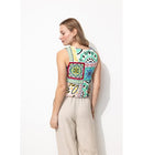 Gilet sans Manches Imprimé - Multicolore Imprime