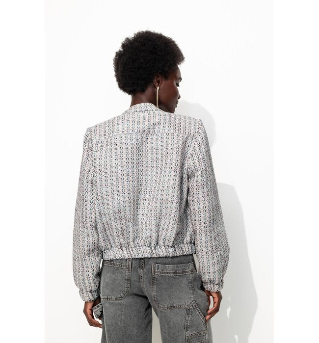 Bomber Tissé Femme - Multicolore Imprime