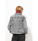 Veste en Jean Femme - Jeans Uni Clair