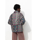 Veste Matelassée Imprimée - Multicolore Imprime