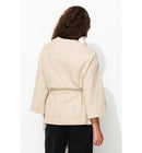 Veste Kimono Femme - Naturel Uni Clair