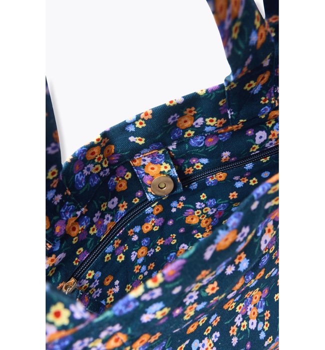 Grand Tote Bag Tajinebanane - Bleu Imprime
