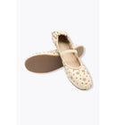 Ballerines-babies Cuir Perlé - Naturel Uni Clair