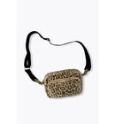 Sac Besace en Toile Léopard - Grège Imprime