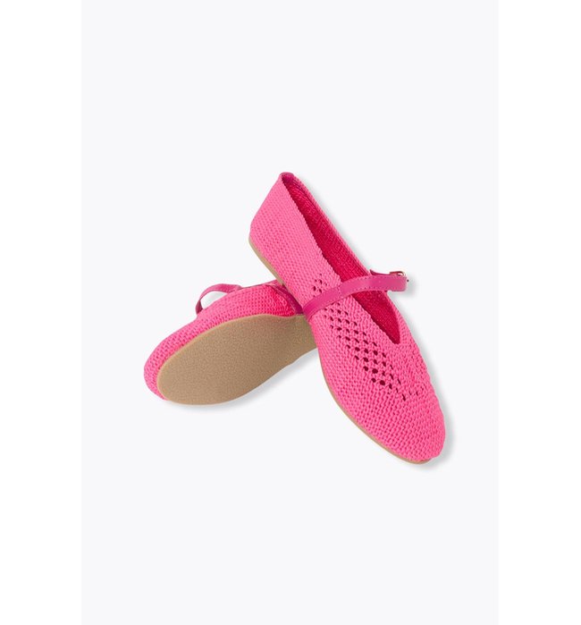 Ballerines Babies au Crochet - Rose Uni Colore